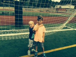 Soccer field to ourselves!